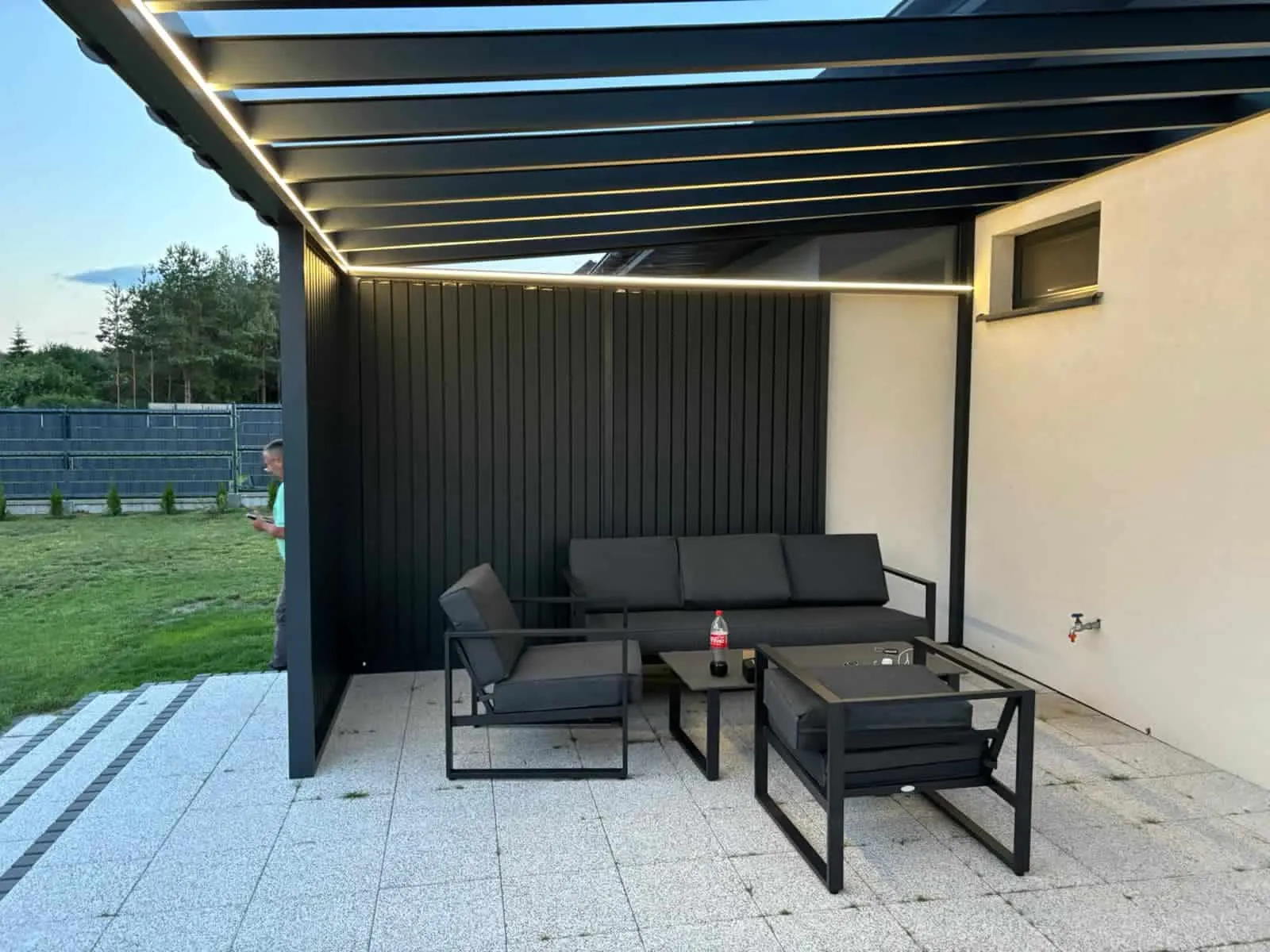 Hliníková pergola