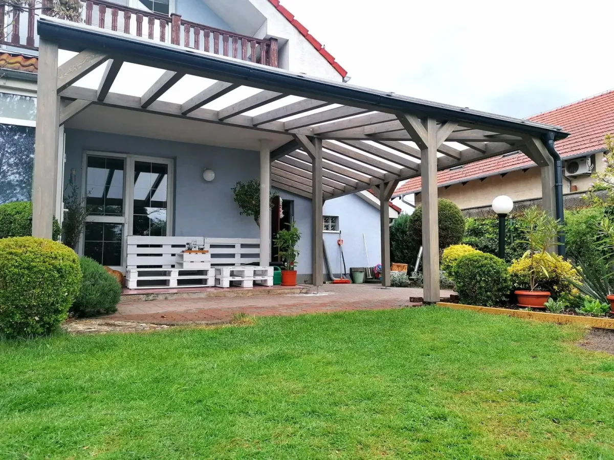 Dřevěné pergoly – realizace Flowgarden