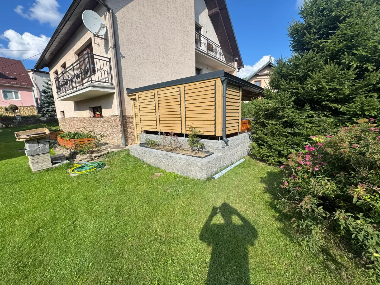 Dřevěná pergola